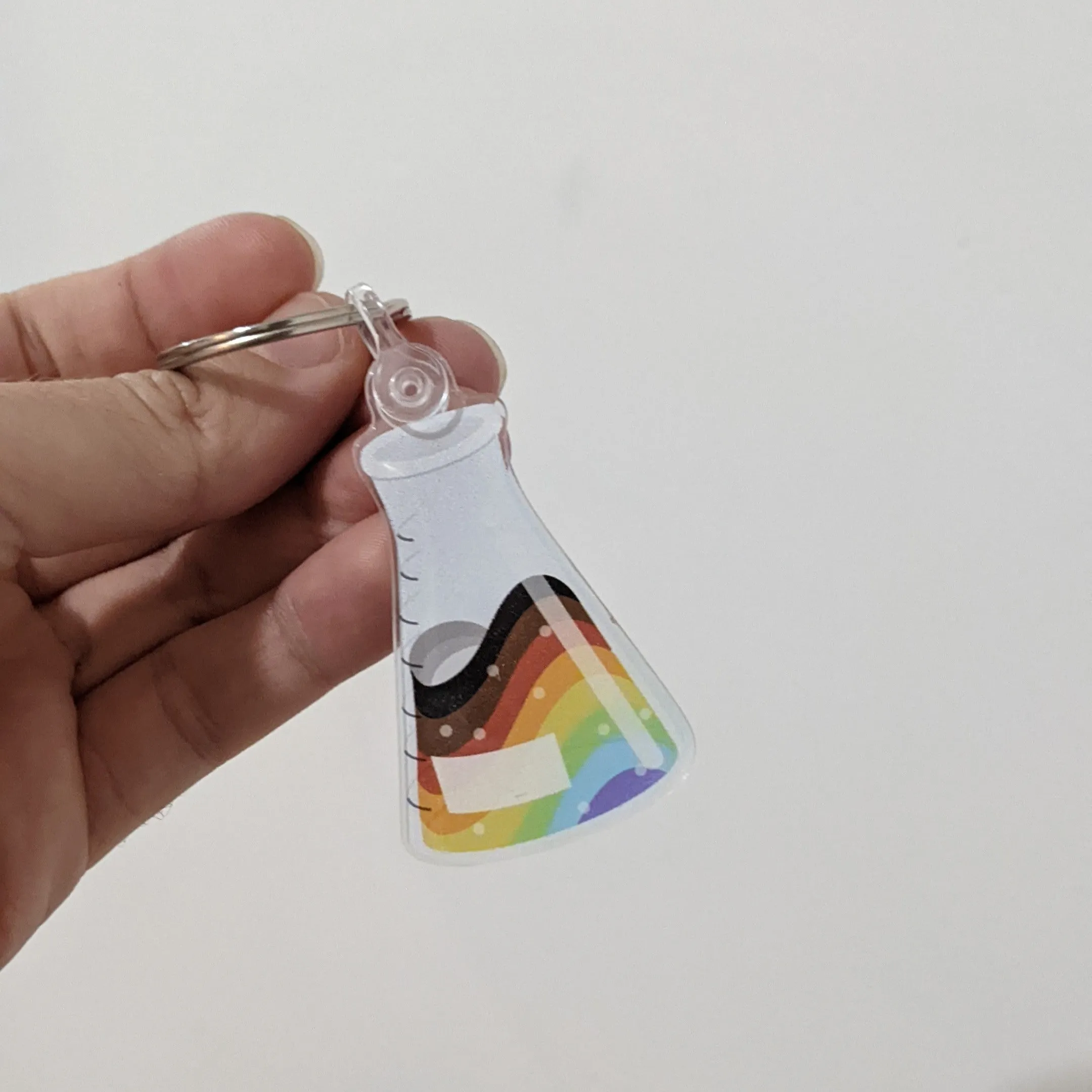 Pride Erlenmeyer | Keychain