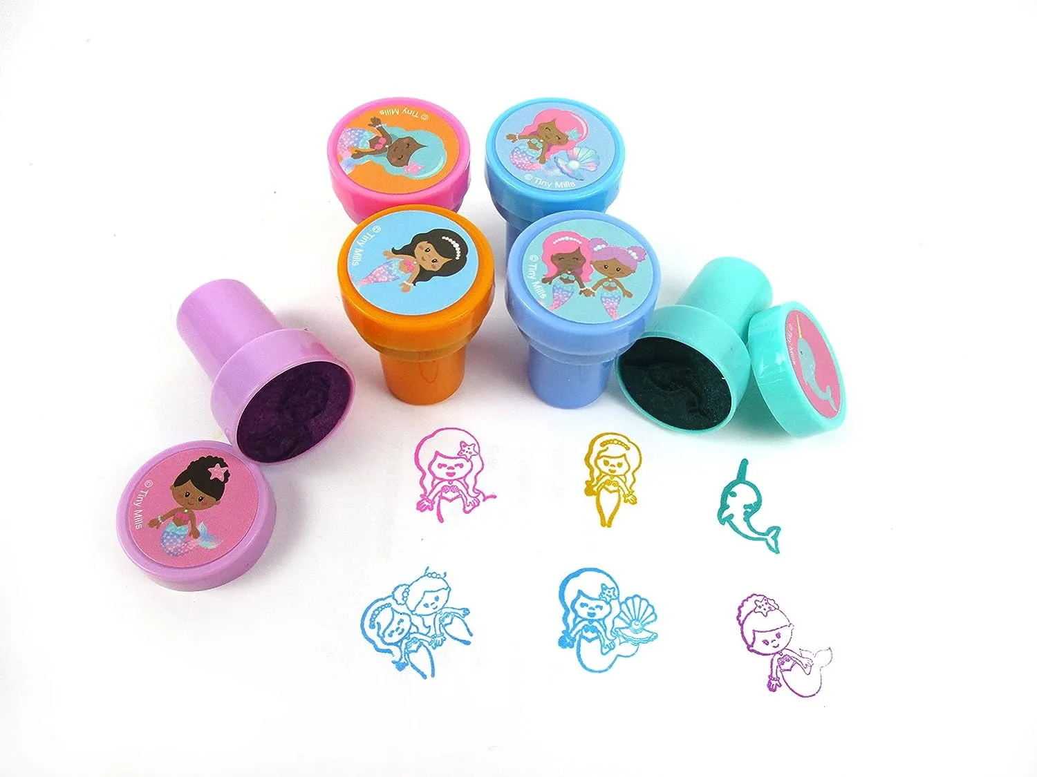 Rainbow Mermaid Party Favor Bundle for 12 Kids