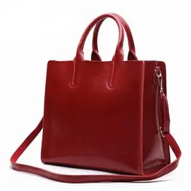 Retro High Class Leather Hand Bag