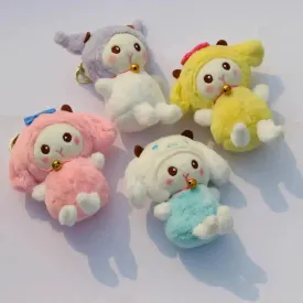 Sanrio Cosplay Bell Plush Keychain