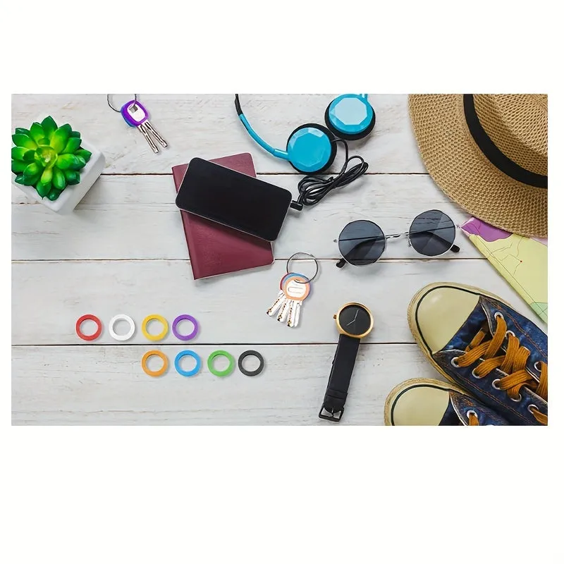 Silicone Elastic Key Caps Set for Easy Key Identification