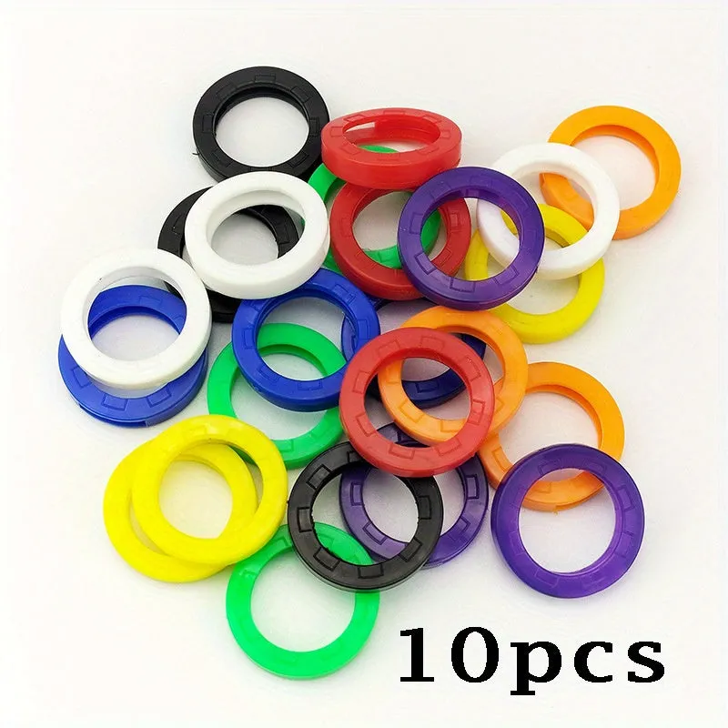 Silicone Elastic Key Caps Set for Easy Key Identification