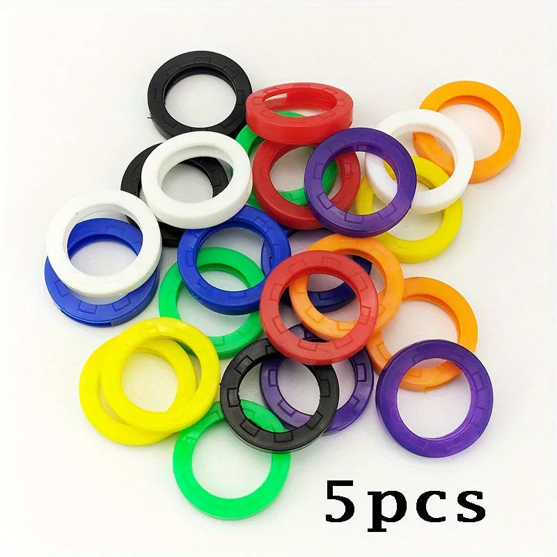 Silicone Elastic Key Caps Set for Easy Key Identification