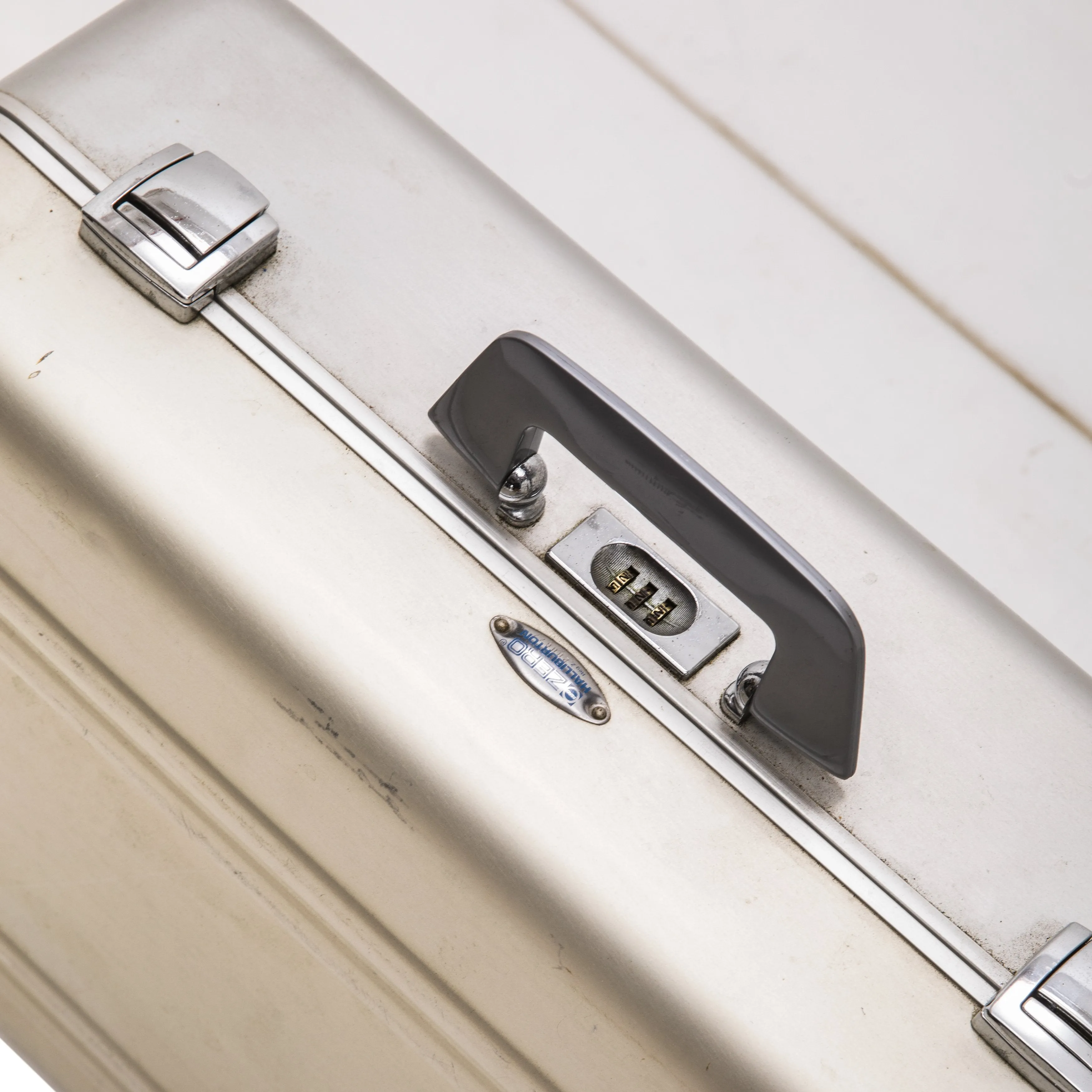 Silver Metal Briefcase