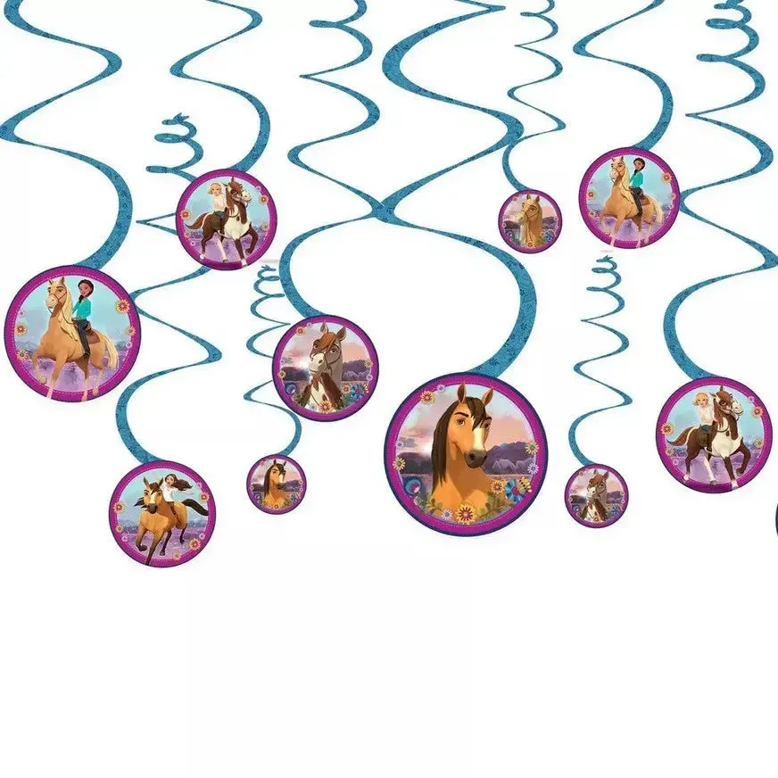 Spirit Riding Free Hanging Swirl Decorations