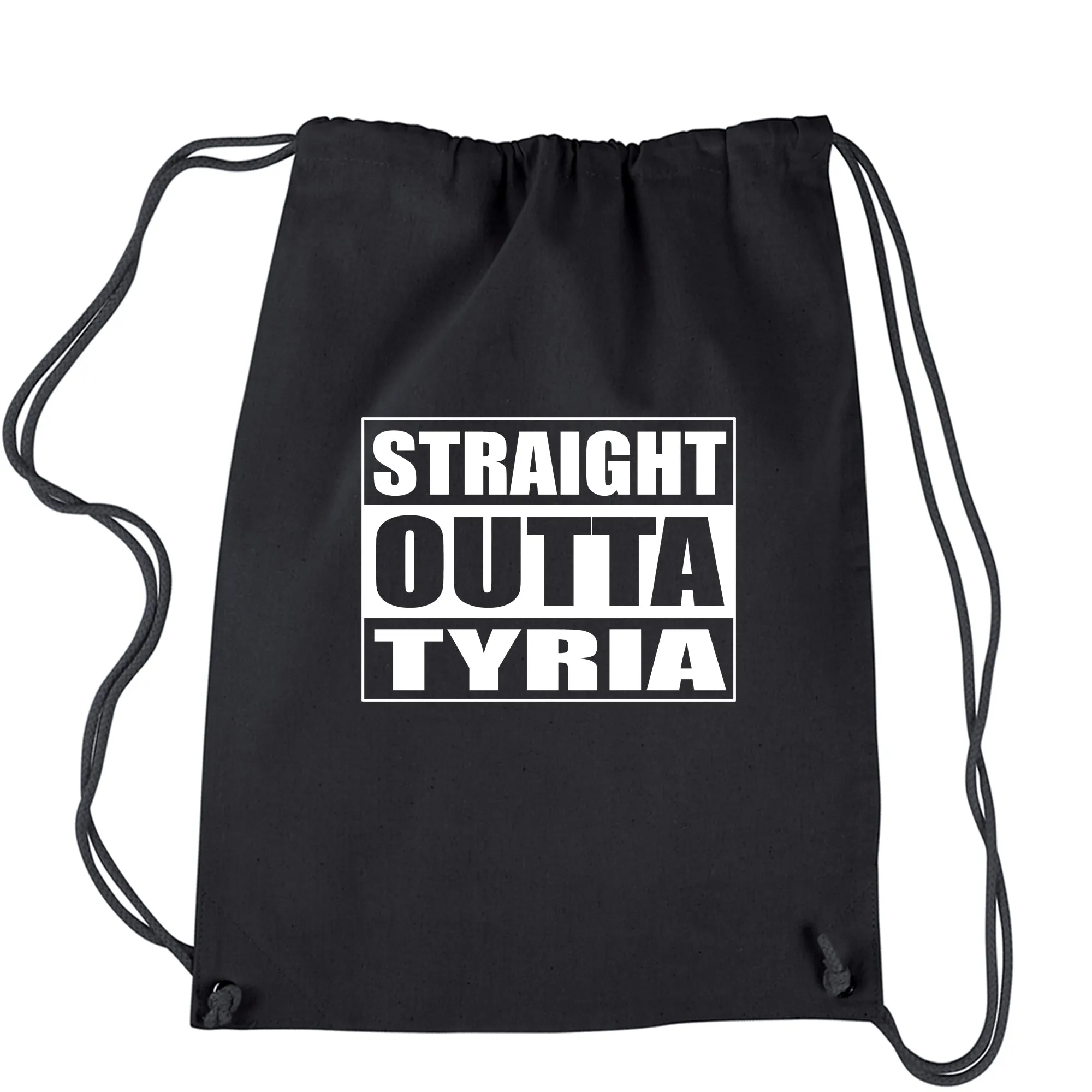 Straight Outta Tyria Gamer Drawstring Backpack