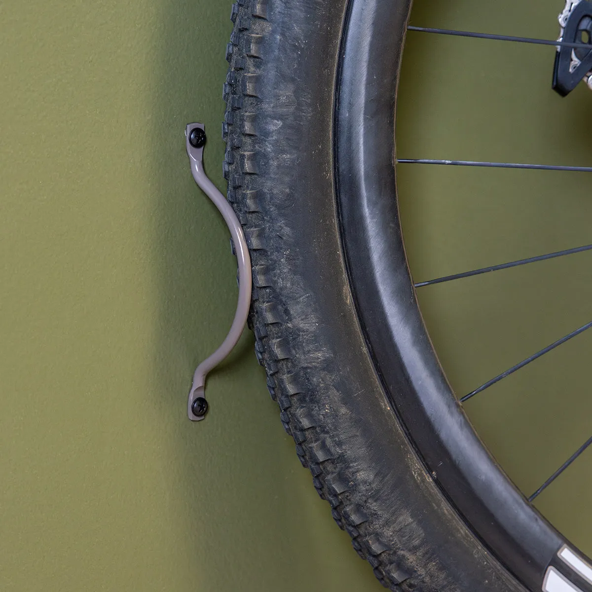 Swivel Mount Bike Storage Rack | 2 Bike Garage Wall Hooks | Mud