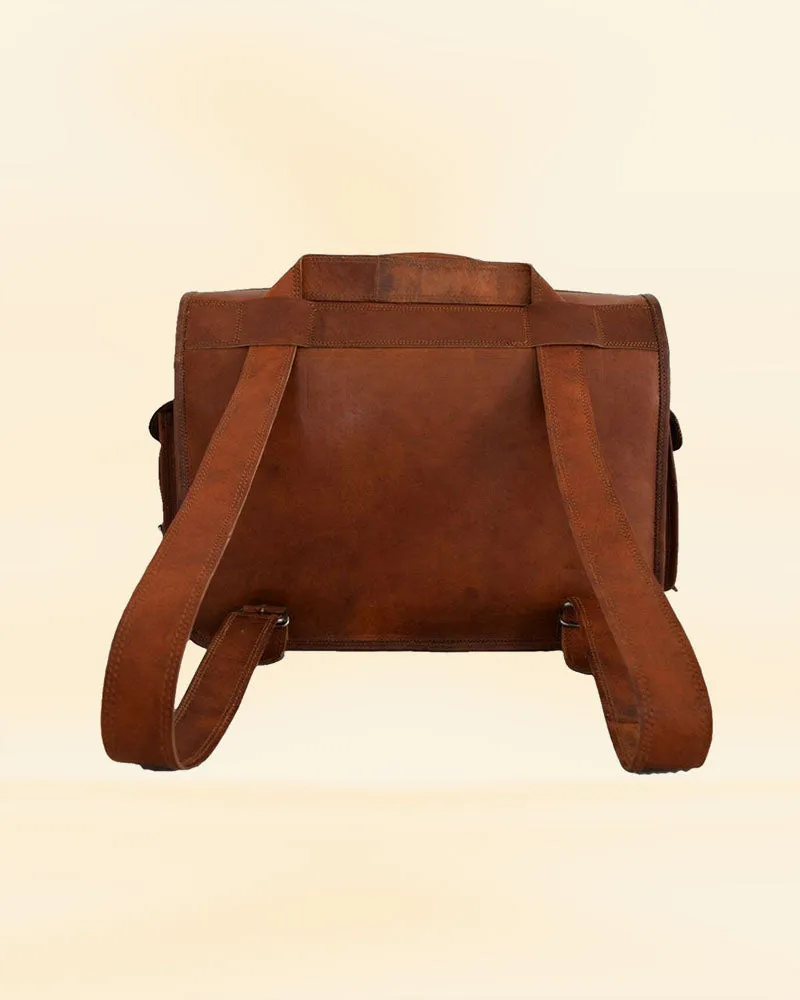 Tech Trekker leather brief case