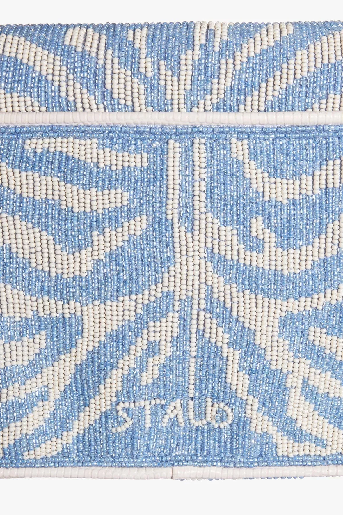 TOMMY BEADED BAG | LIGHT BLUE CREAM
