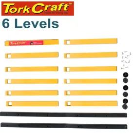 TORK CRAFT TORK CRAFT STORAGE RACK 6 LEVEL FOR WOOD AND MORE 45KG MAX PER LEVEL TCWRA006