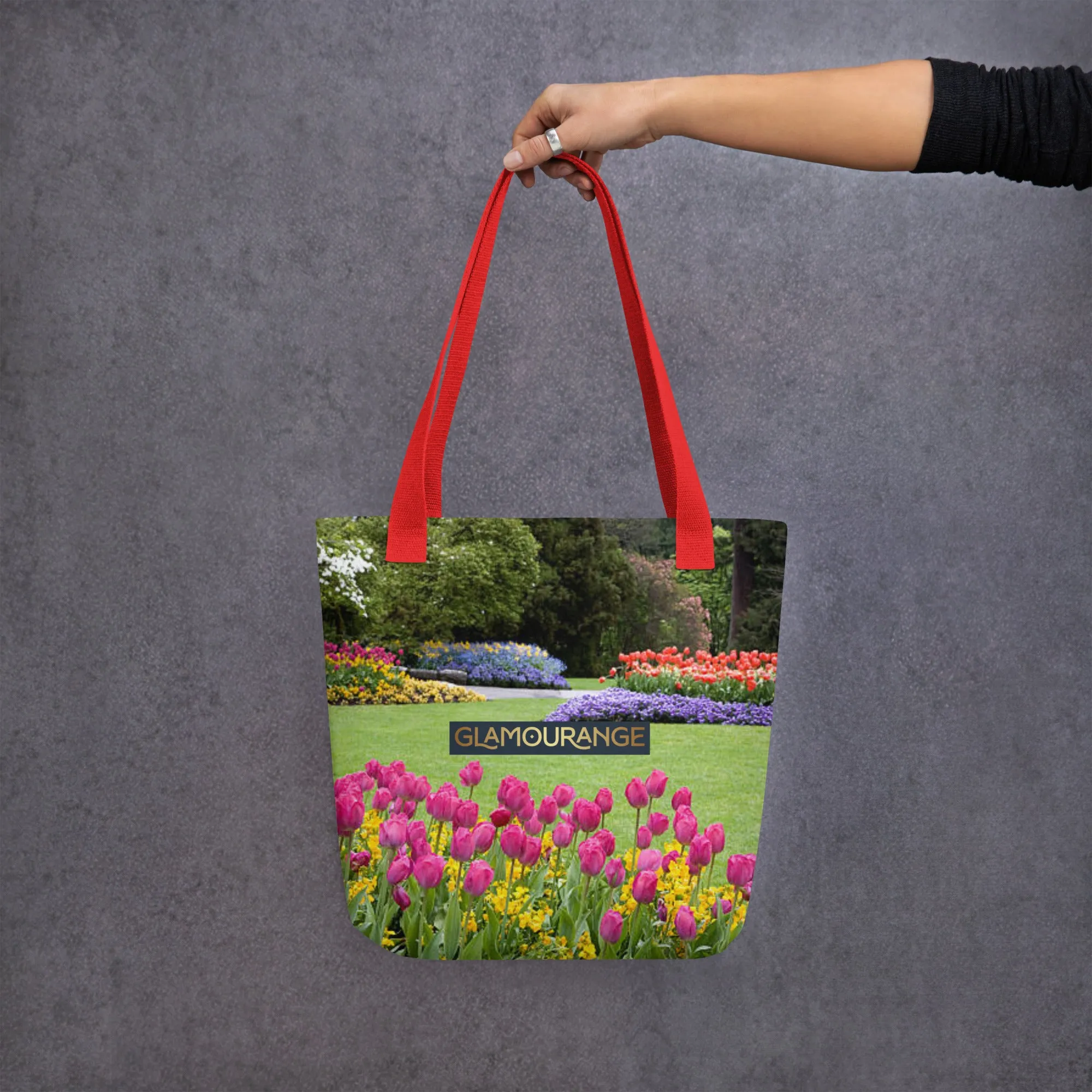 Tote Bag Women Designer (Flower Pattern 0020)