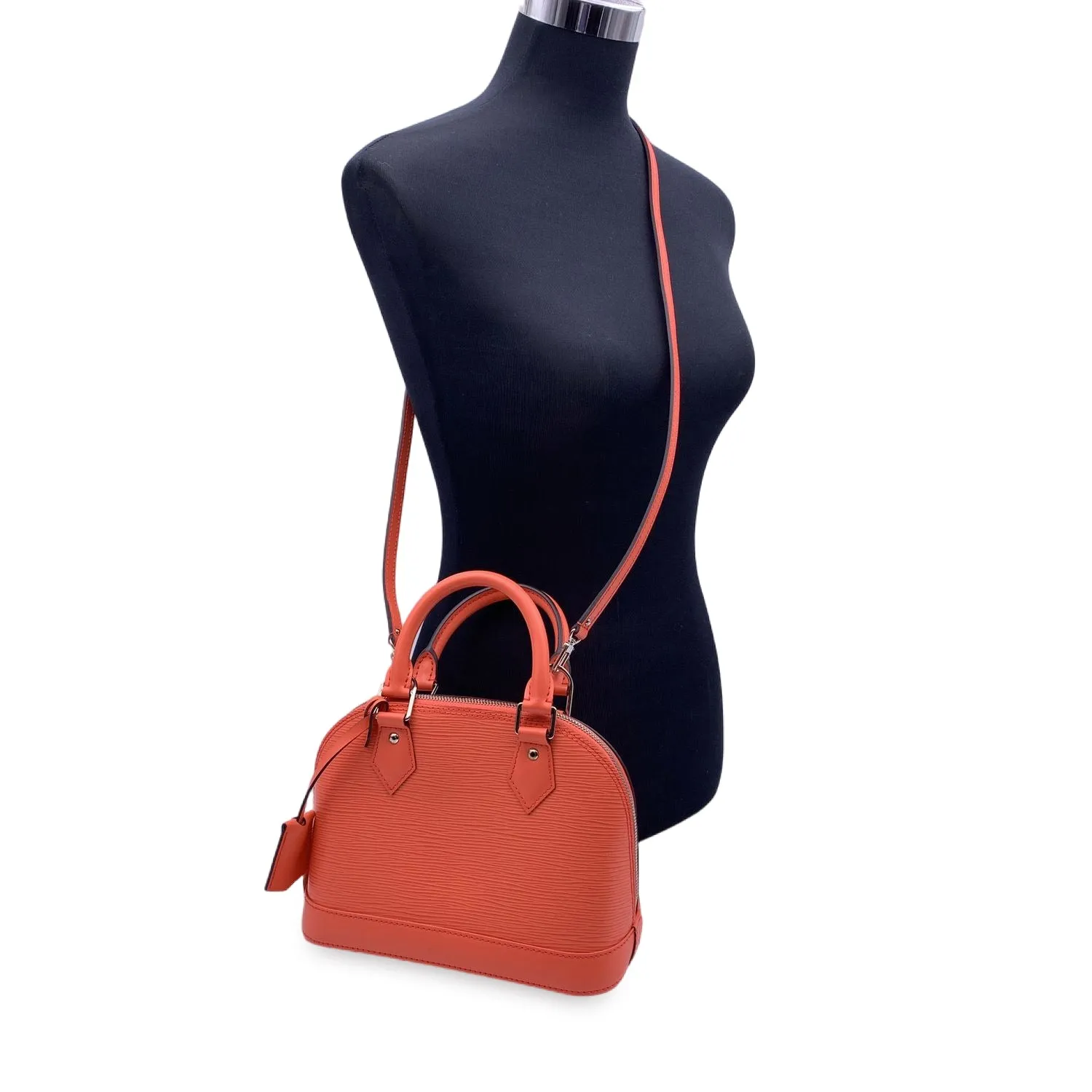 Trendy Inspired Louis Vuitton Poppy Epi Leather Alma Bb Bag Handbag With Strap