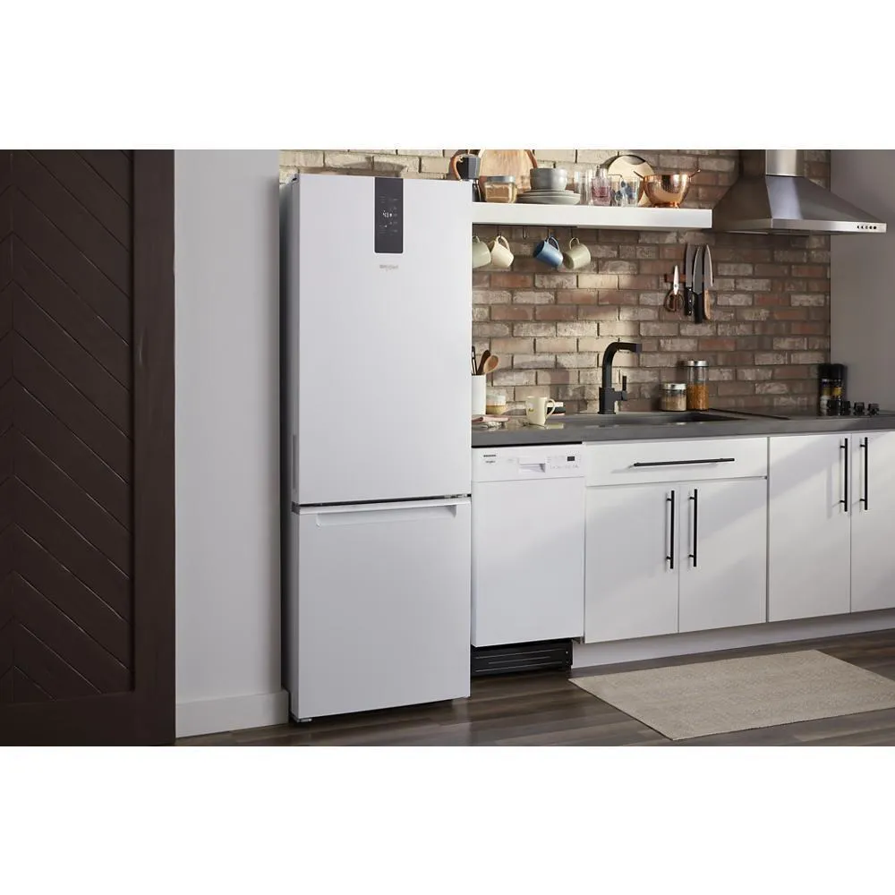 Whirlpool WRB533CZJW 24-inch Wide Garage-Ready Bottom-Freezer Refrigerator - 12.9 cu. ft.