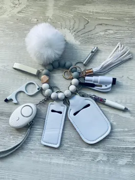 White Chocolate Safety Key Chain