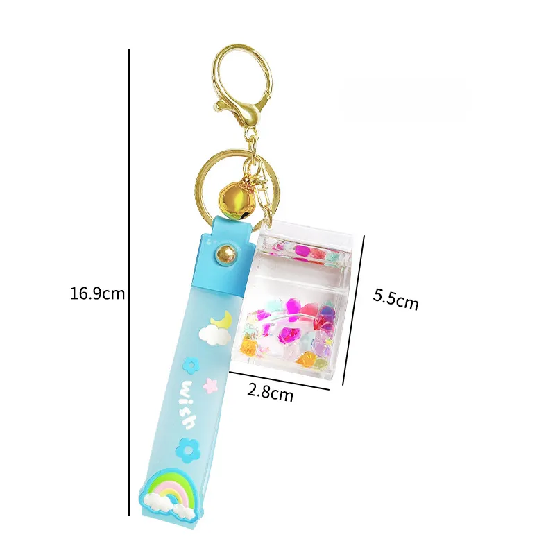 Wholesale Acrylic Oiled Gypsophila Keychain