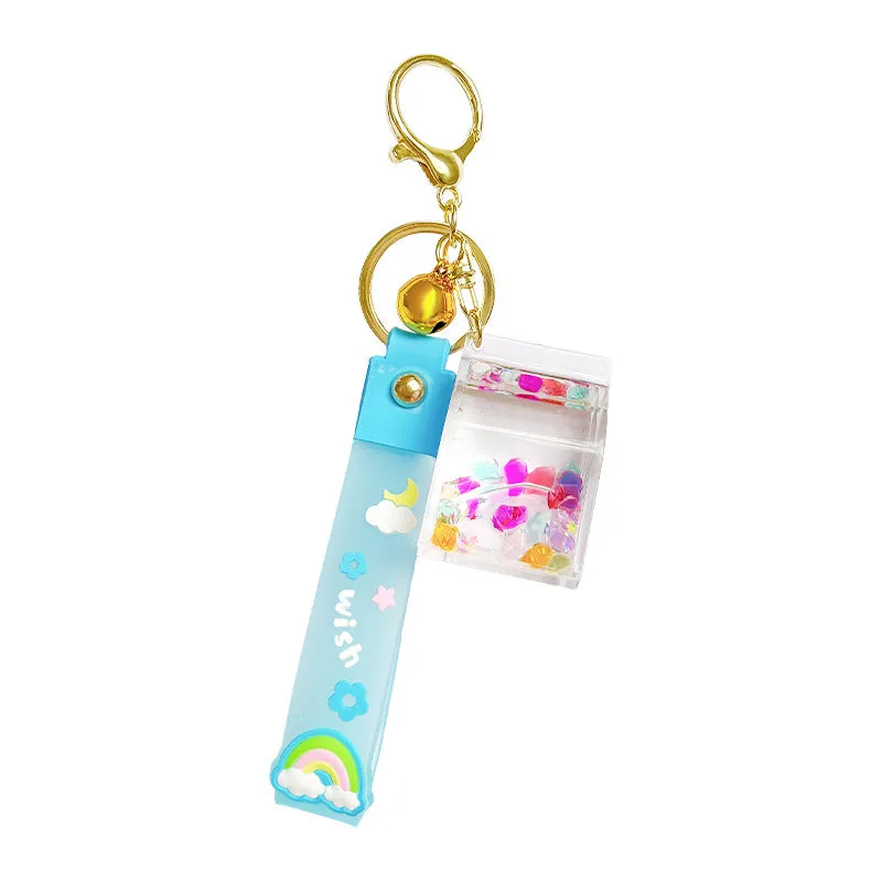 Wholesale Acrylic Oiled Gypsophila Keychain