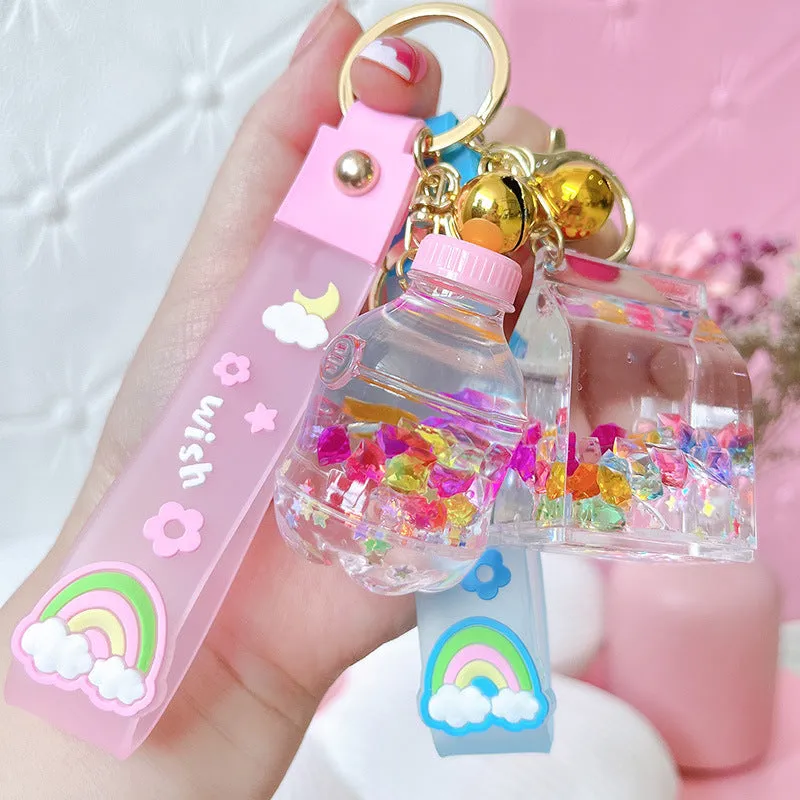Wholesale Acrylic Oiled Gypsophila Keychain