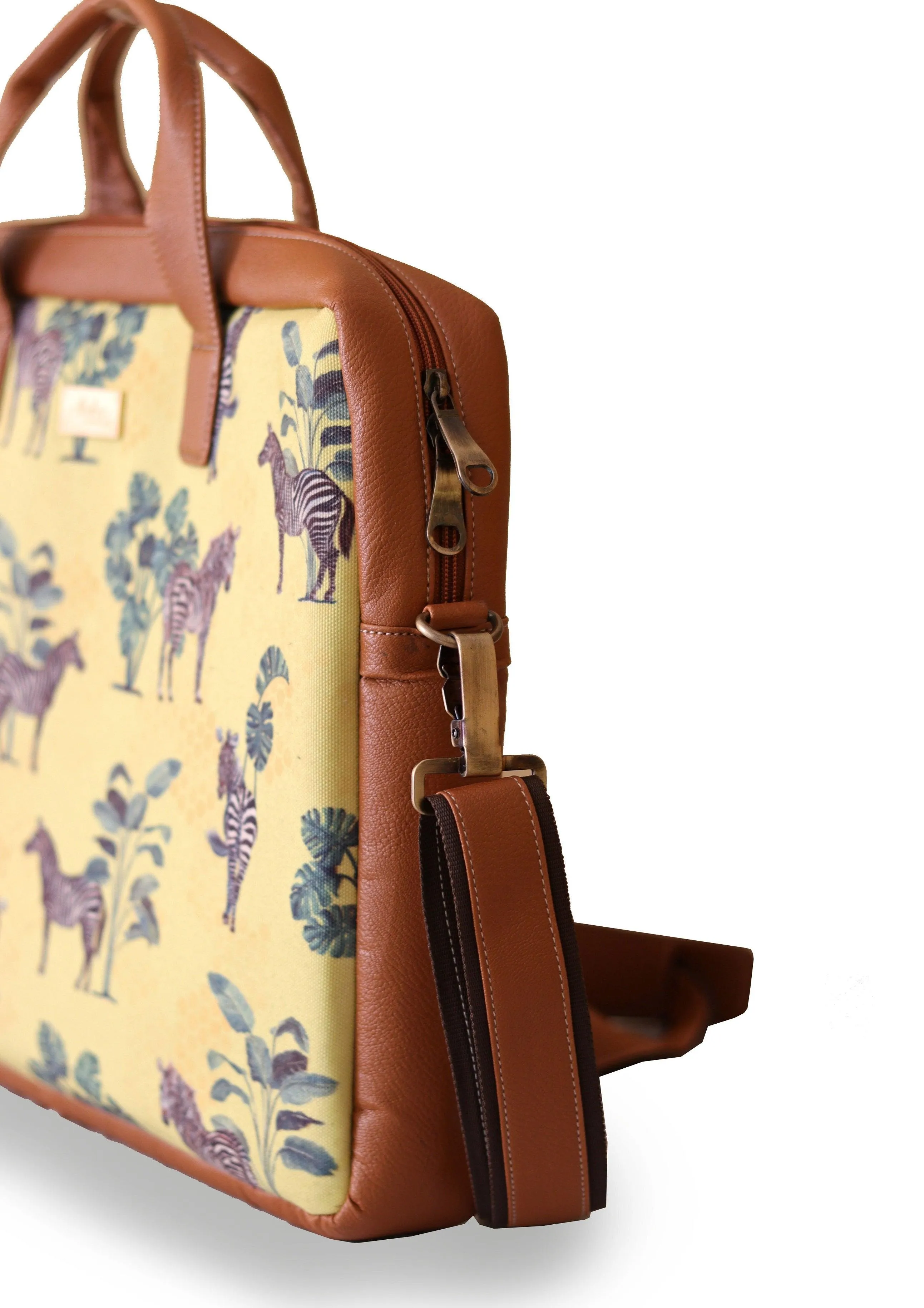 Zebra Print Women's Laptop Bag