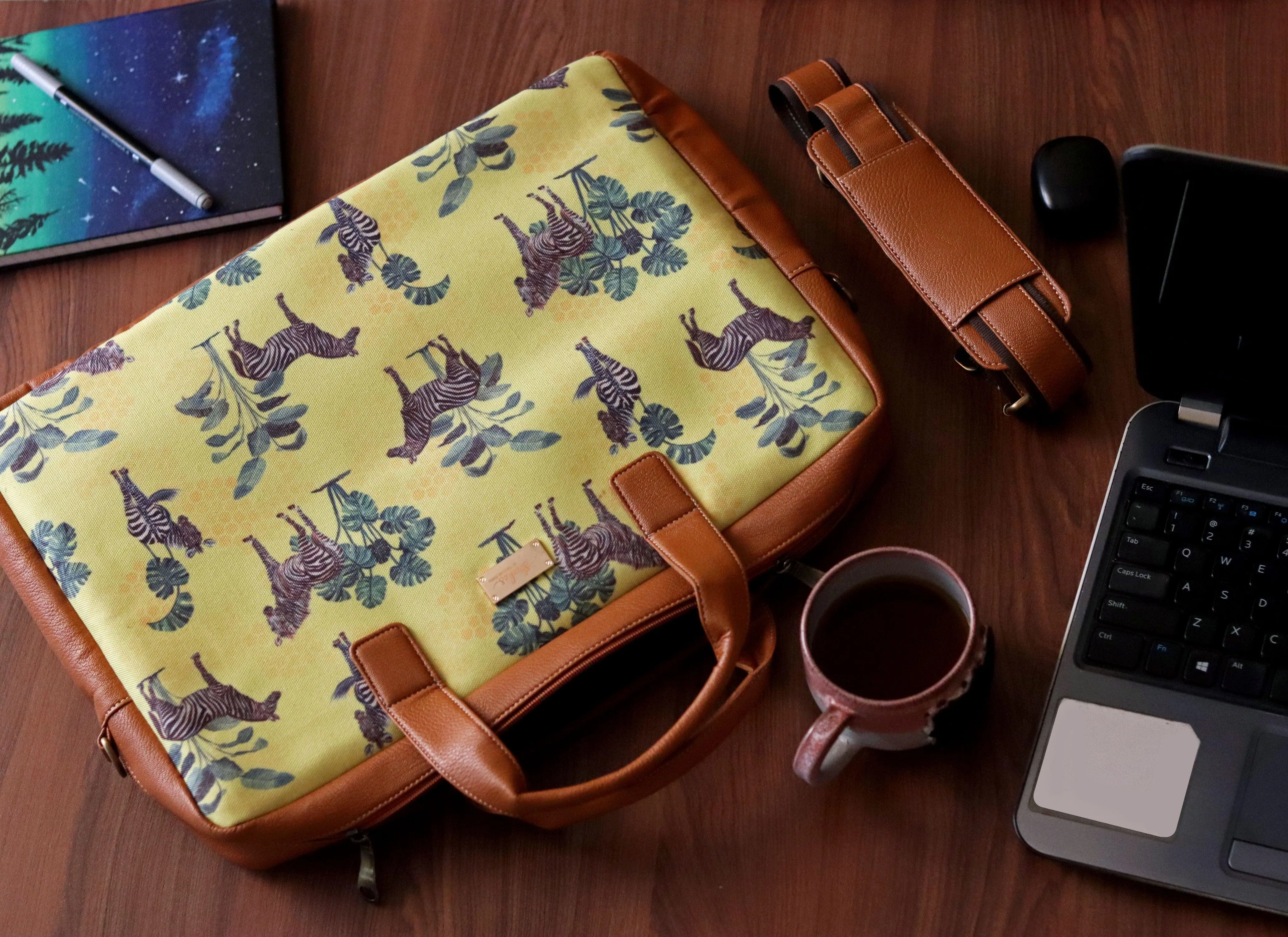 Zebra Print Women's Laptop Bag